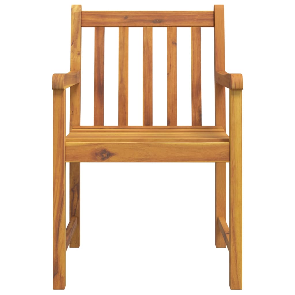 Patio Chairs 6 pcs 22"x21.9"x35.4" Solid Wood Acacia