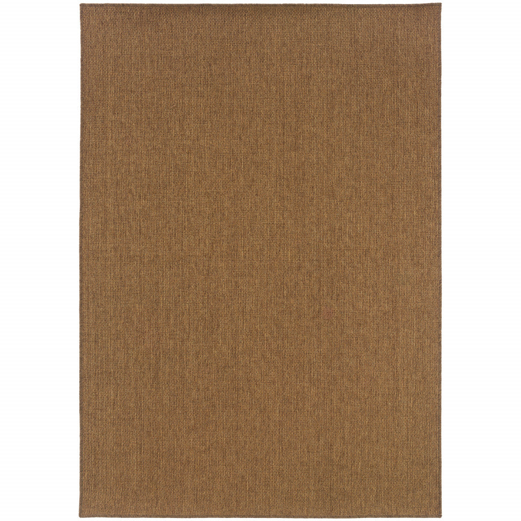 2' X 4' Tan Stain Resistant Indoor Outdoor Area Rug