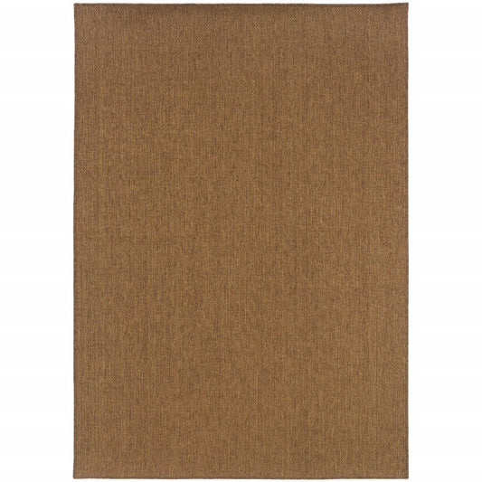 2' X 4' Tan Stain Resistant Indoor Outdoor Area Rug