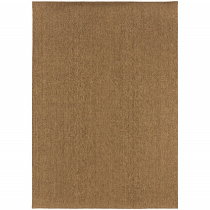 Tan Stain Resistant Indoor Outdoor Area Rug