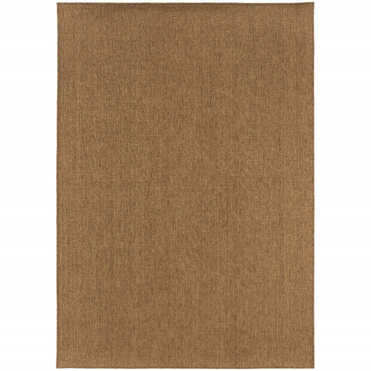 Tan Stain Resistant Indoor Outdoor Area Rug