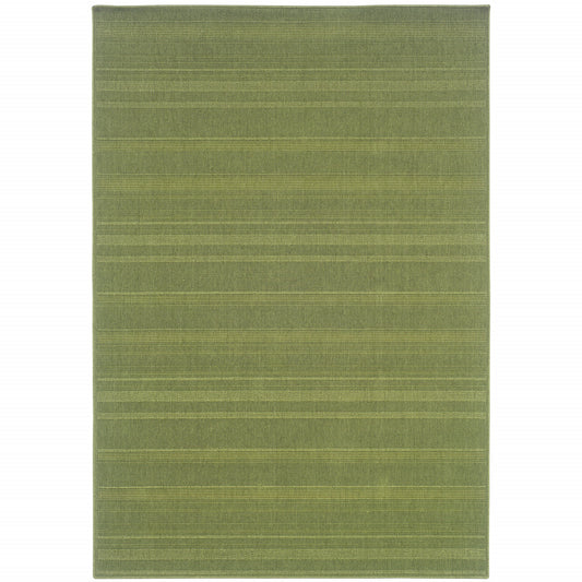 2' X 4' Green Stain Resistant Indoor Outdoor Area Rug