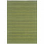 5' X 8' Green Stain Resistant Indoor Outdoor Area Rug