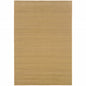 7' X 10' Beige Stain Resistant Indoor Outdoor Area Rug