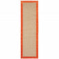 2' X 8' Orange Stain Resistant Indoor Outdoor Area Rug