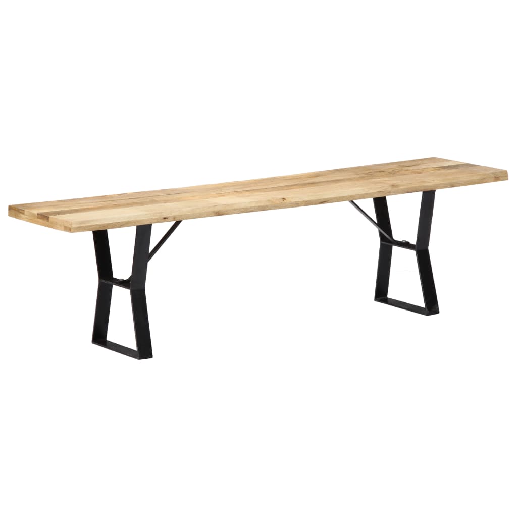 Bench 63" Solid Mango Wood