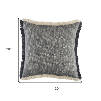 20" X 20" 100% Cotton Zippered Pillow