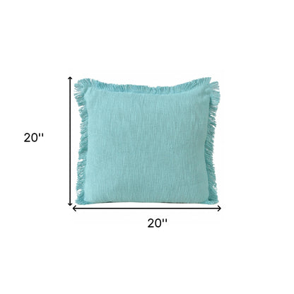 20" X 20" 100% Cotton Zippered Pillow