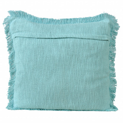 20" X 20" 100% Cotton Zippered Pillow