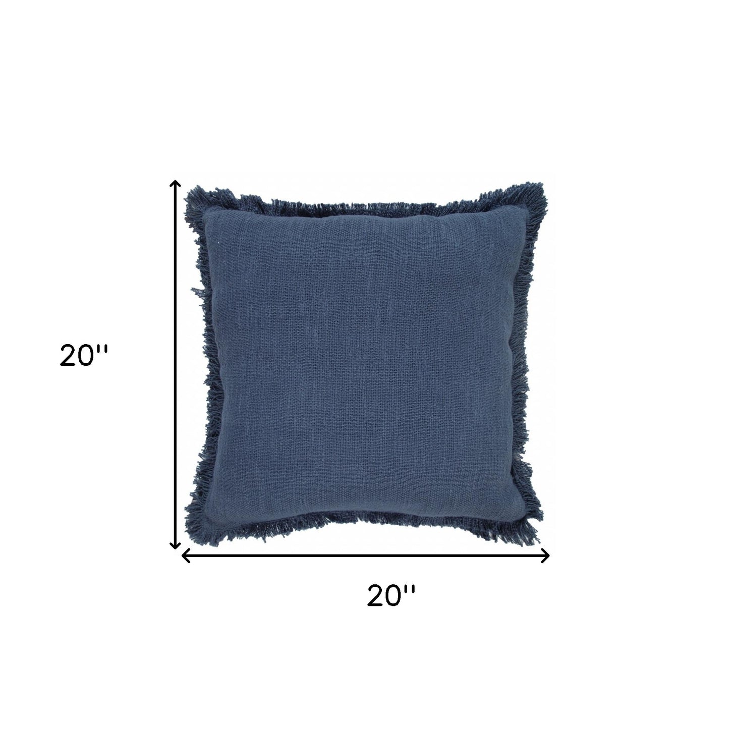 20" X 20" 100% Cotton Zippered Pillow