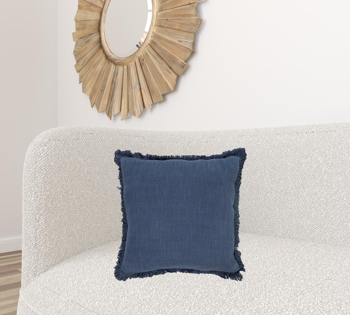 20" X 20" 100% Cotton Zippered Pillow