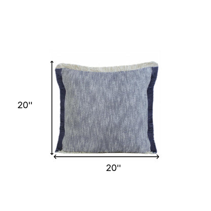 20" X 20" 100% Cotton Zippered Pillow