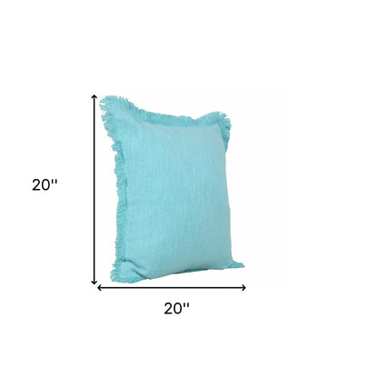 20" X 20" 100% Cotton Zippered Pillow