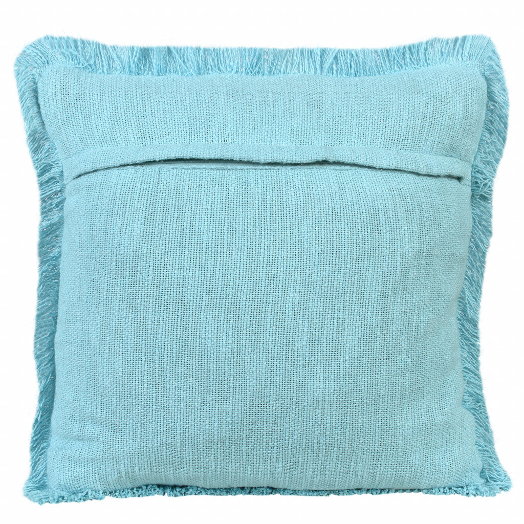 20" X 20" 100% Cotton Zippered Pillow