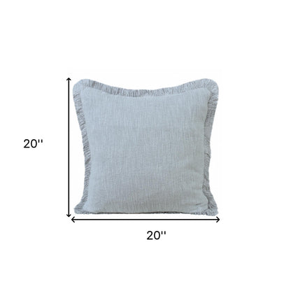 20" X 20" 100% Cotton Zippered Pillow