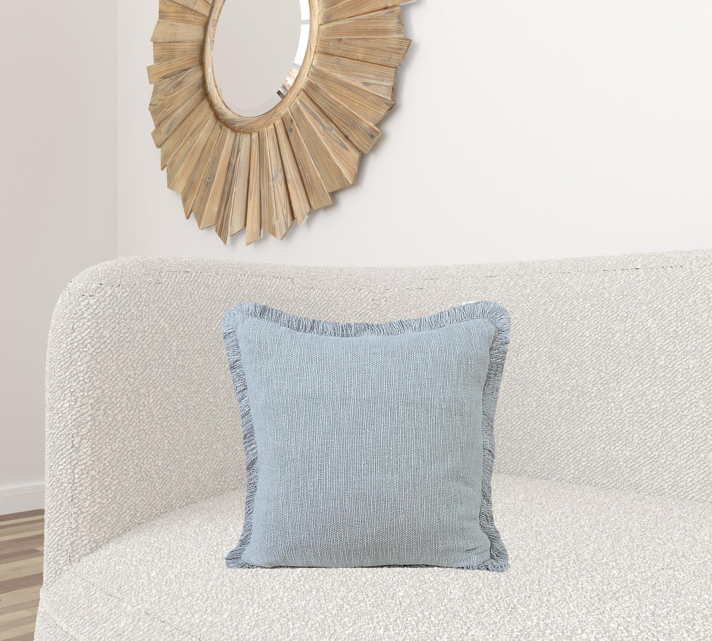 20" X 20" 100% Cotton Zippered Pillow