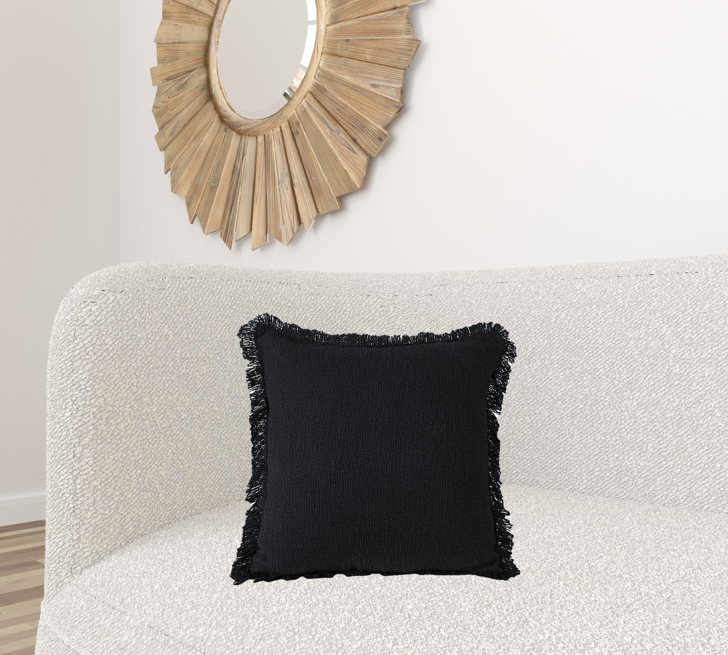 20" X 20" 100% Cotton Zippered Pillow