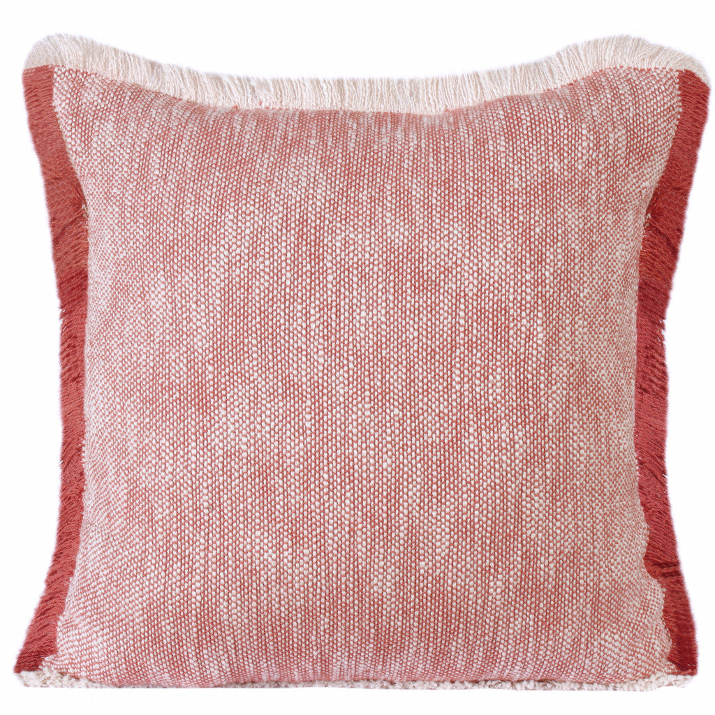 20" X 20" 100% Cotton Zippered Pillow