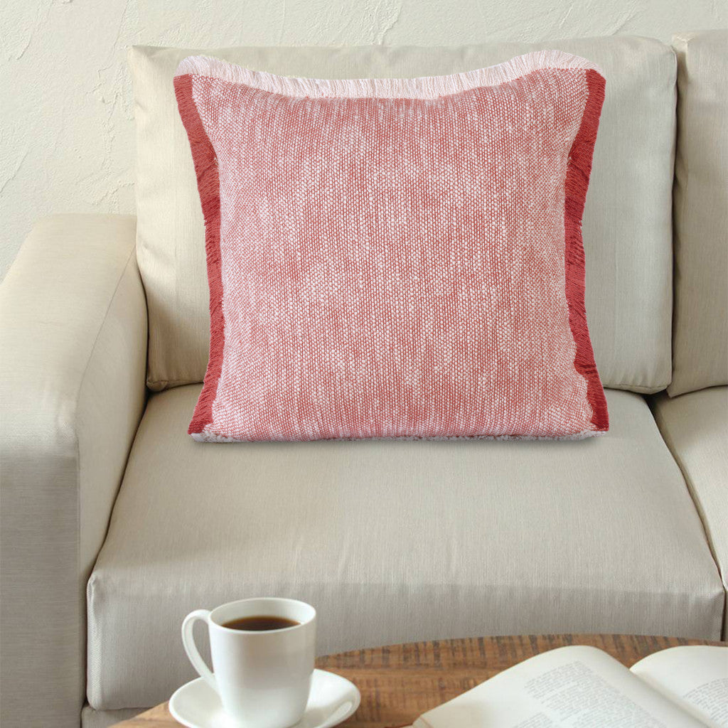 20" X 20" 100% Cotton Zippered Pillow