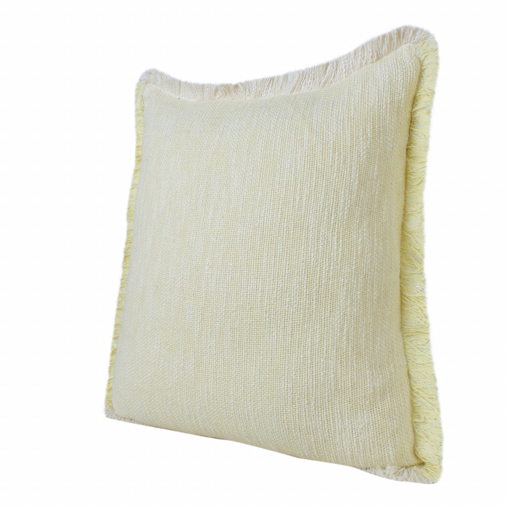 20" X 20" 100% Cotton Zippered Pillow