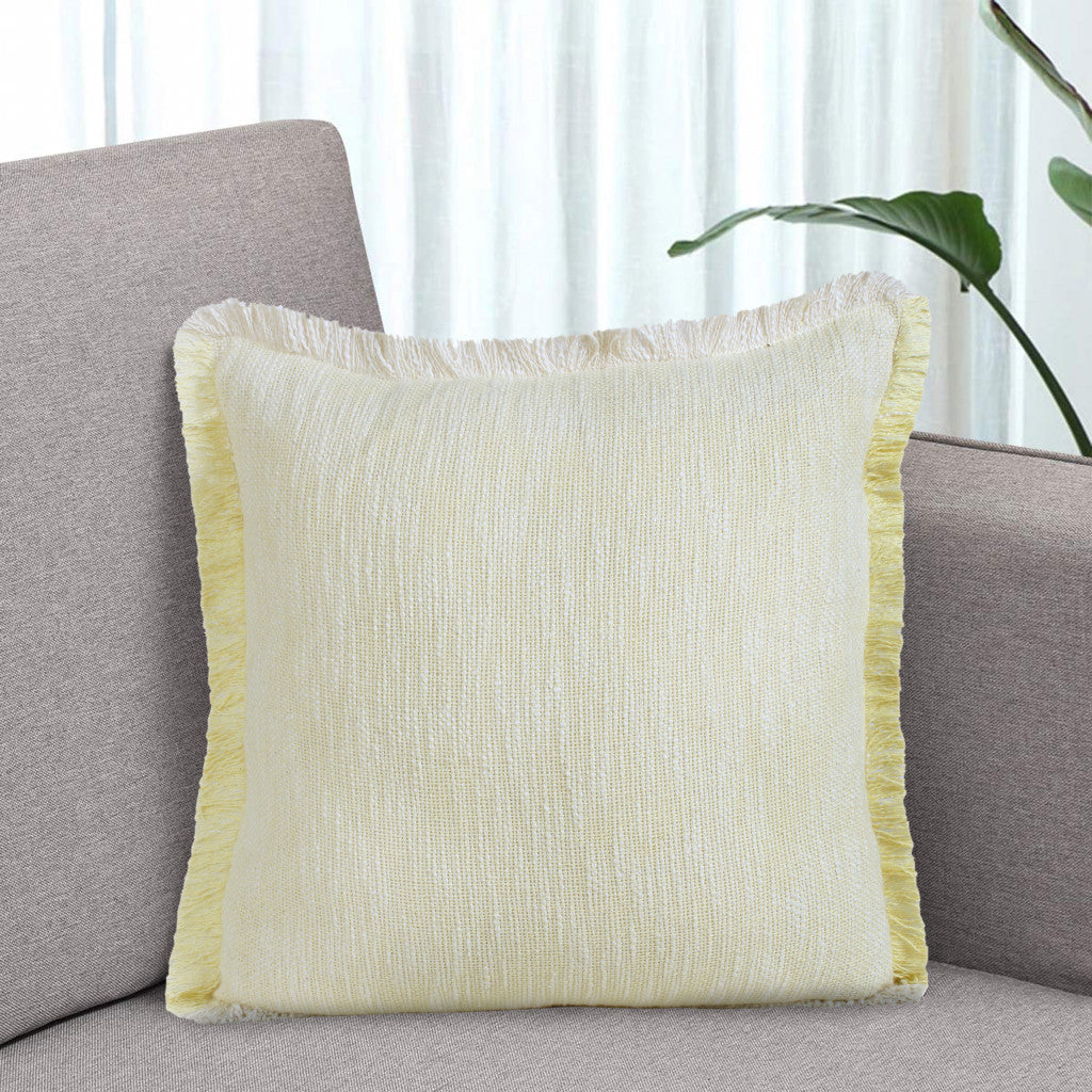 20" X 20" 100% Cotton Zippered Pillow