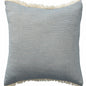 20" X 20" True White 100% Cotton Zippered Pillow