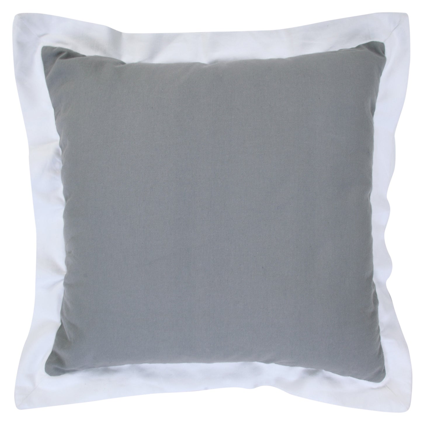 20" X 20" White And Black 100% Cotton Geometric Zippered Pillow