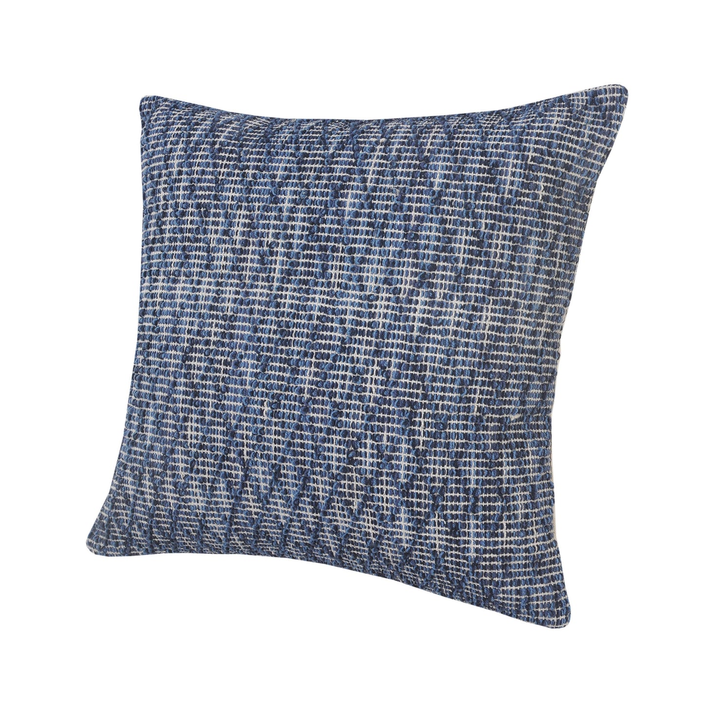 20" X 20" Gray 100% Cotton Geometric Zippered Pillow