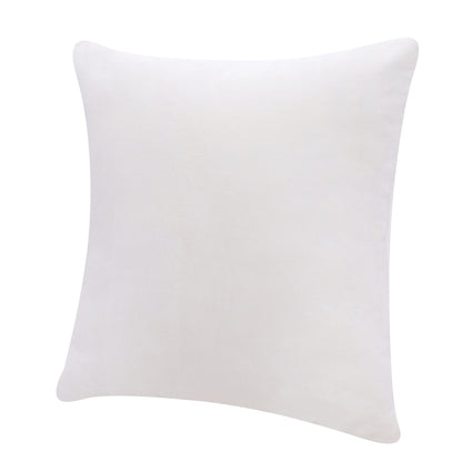 20" X 20" Yellow 100% Cotton Zippered Pillow