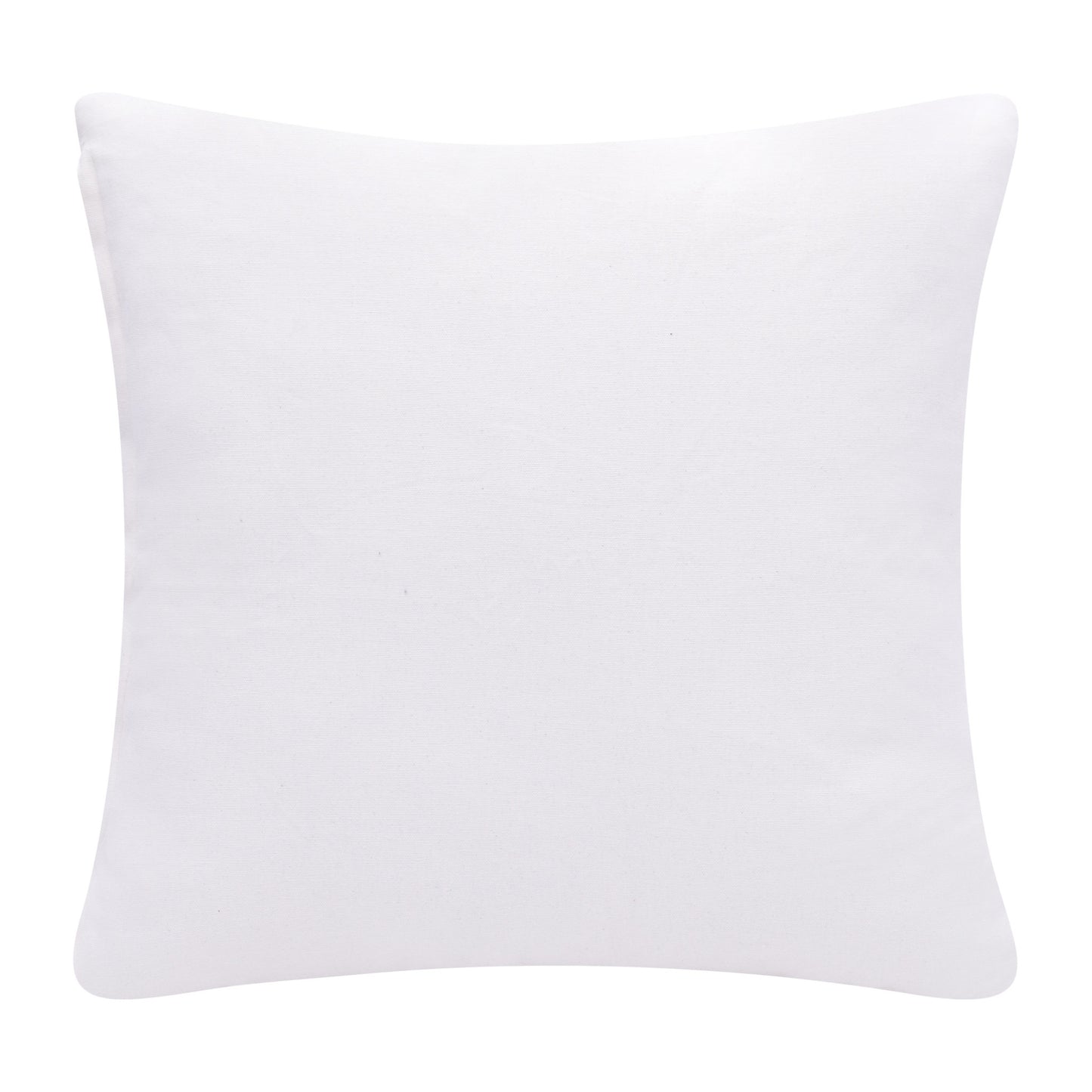 20" X 20" Black And White 100% Cotton Diamond Zippered Pillow