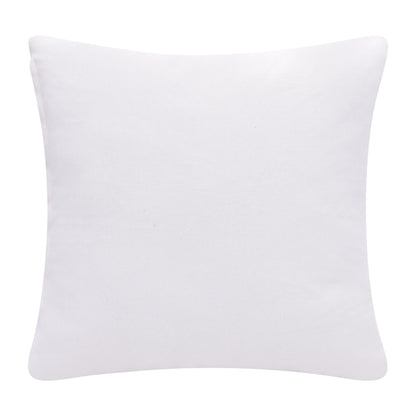 20" X 20" Black And White 100% Cotton Diamond Zippered Pillow