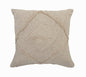 20" X 20" Birch 100% Cotton Geometric Zippered Pillow