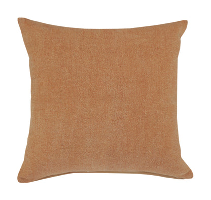 14" X 36" Orange 100% Cotton Zippered Pillow