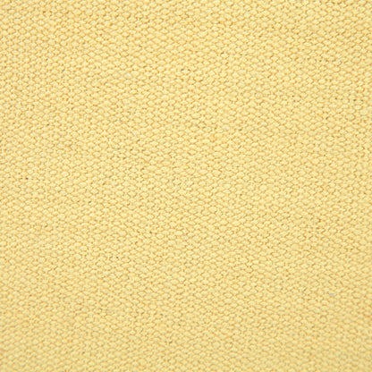 20" X 20" Light Yellow 100% Cotton Zippered Pillow