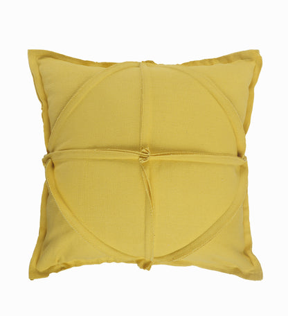 20" X 20" Lemon Cotton Zippered Pillow