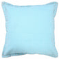 14" X 36" Bright Blue 100% Cotton Zippered Pillow