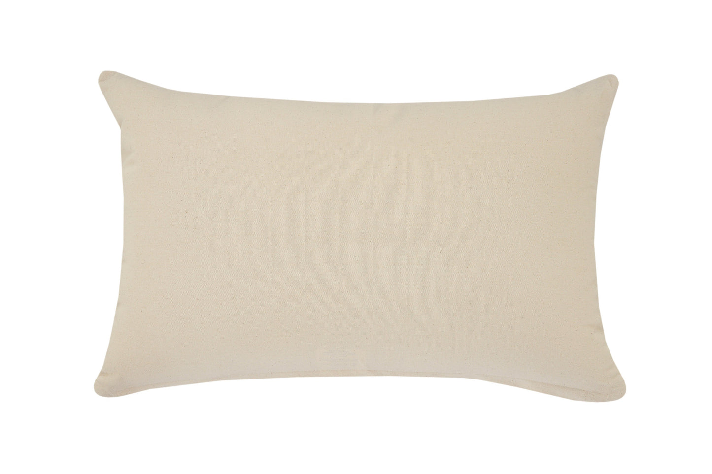 16" X 24" Birch And White 100% Cotton Geometric Zippered Pillow