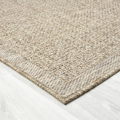 5' X 7' Gray Handmade Indoor Outdoor Area Rug