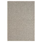 5' X 7' Gray Chevron Handmade Indoor Outdoor Area Rug