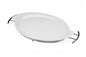 17" White Oval Porcelain China Serving Tray With Handles