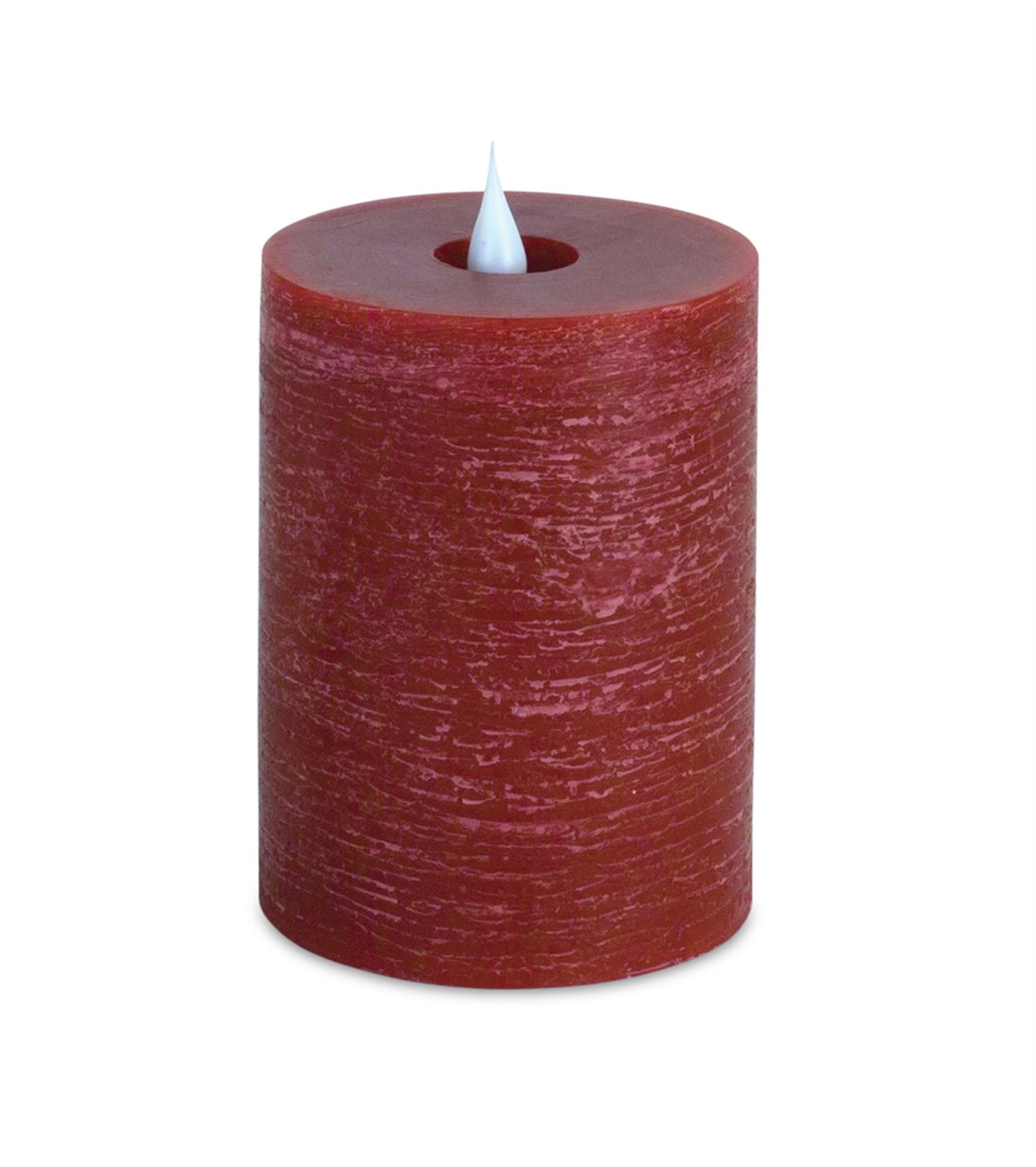 Set of Two Red Flameless Designer Candle