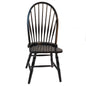 Black Wood Windsor Back Dining Side Chair