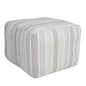 18" Cotton Ottoman