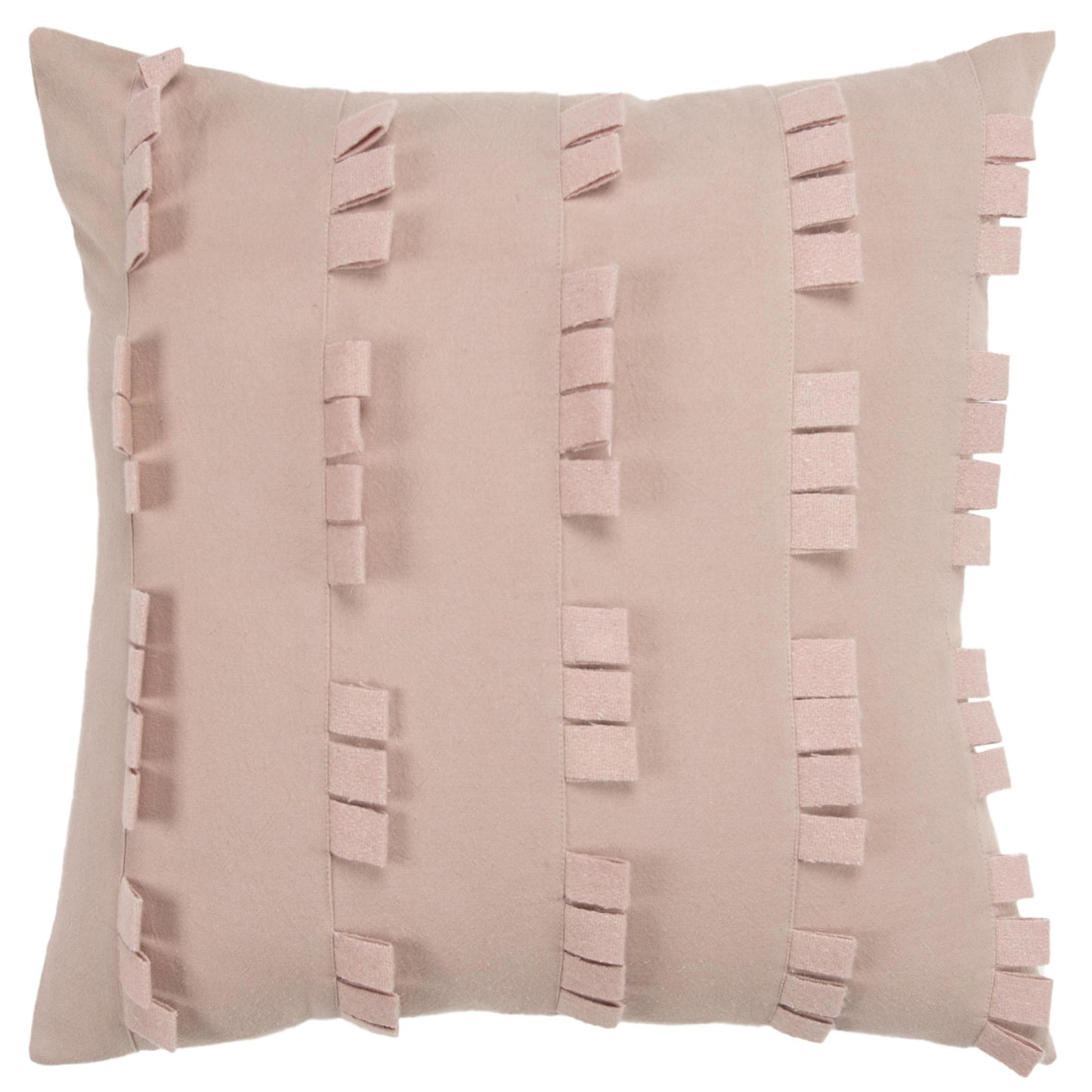 20" Blush Cotton Pillow