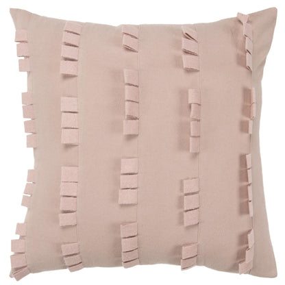 20" Blush Cotton Pillow