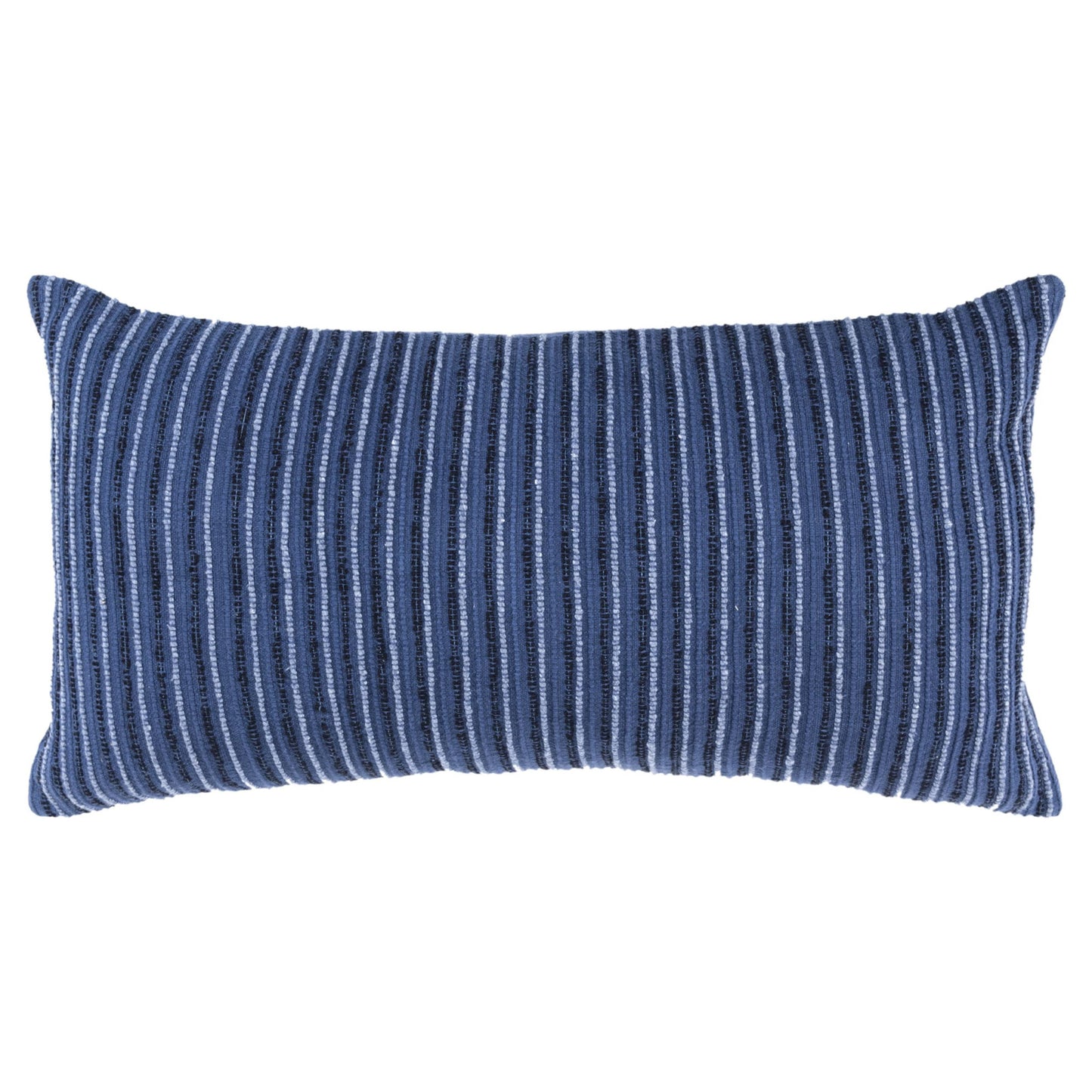 14" X 14" Blue Cotton Blend Pillow