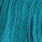 Teal Blue Knitted 100% Cotton Throw Blanket