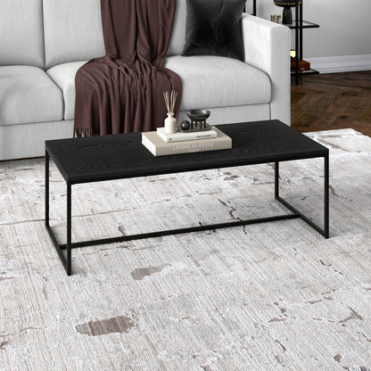 47" Black Coffee Table