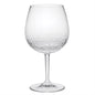 Set of Four Clear Dimpled Tritan Plastic Balloon or Round Bowl Stemmed All Purpose Wine Glasses