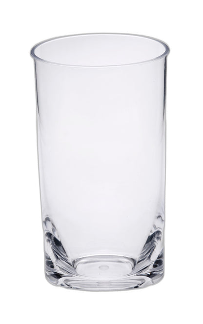 Set of Four Clear Tritan Plastic Highball Glasses